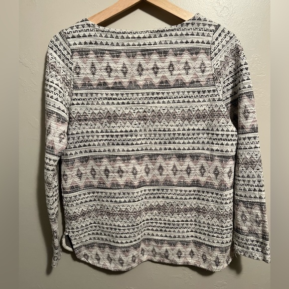 H&M Fair Isle Long Sleeve Pullover Sweater - Picture 8 of 9
